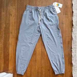 Vuori Light Gray Weekend Jogger Pants